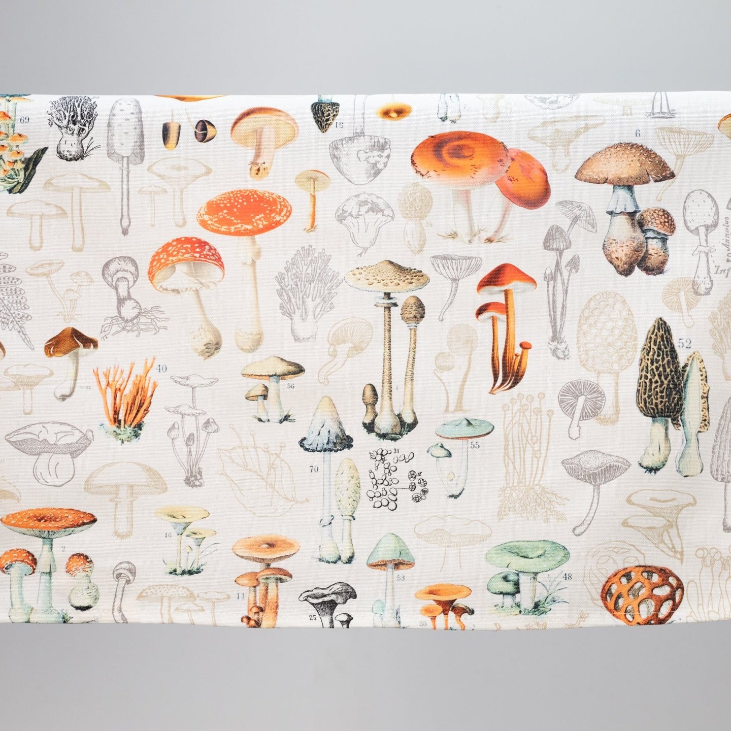 Mushroom Printed Tea Towel