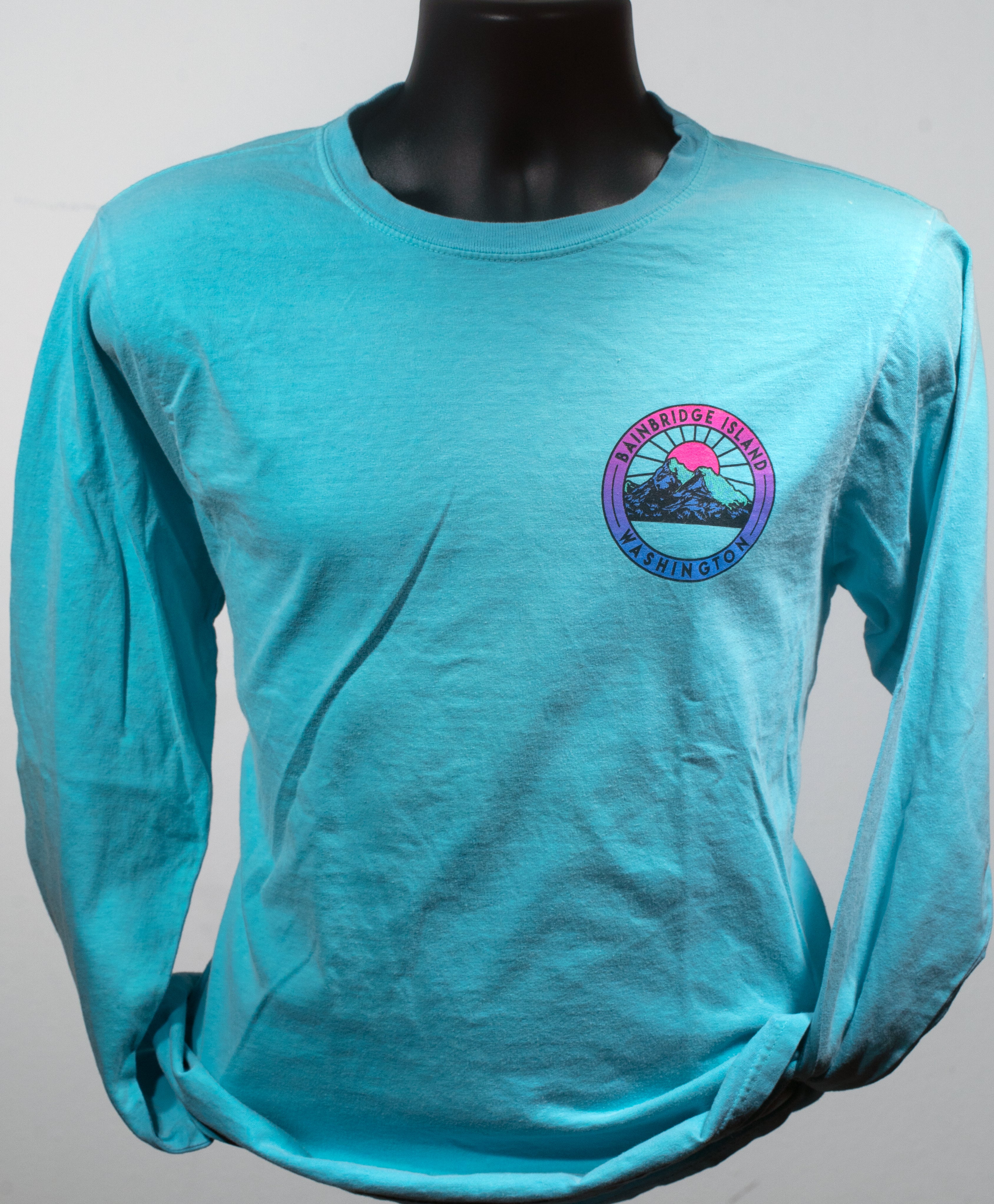 PNW Mountain Blue Long Sleeve