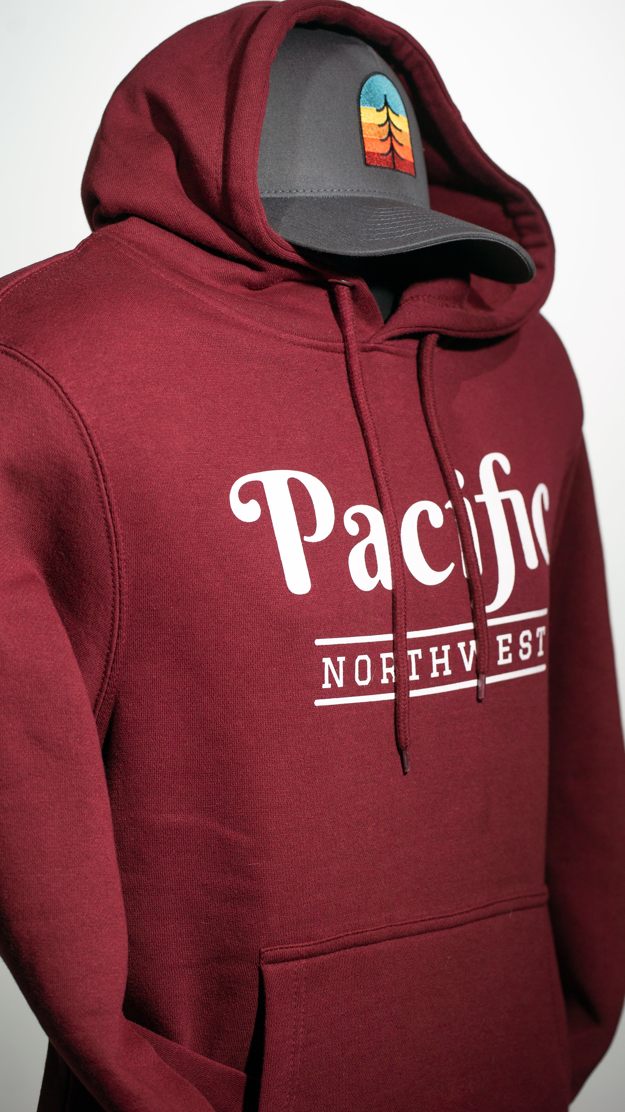 Pacific Northwest Pullover Hoodie | Crimson