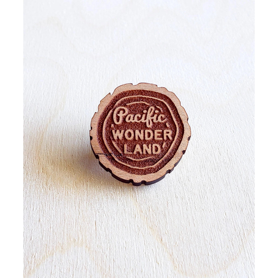 Pacific Wonderland Wooden Pin