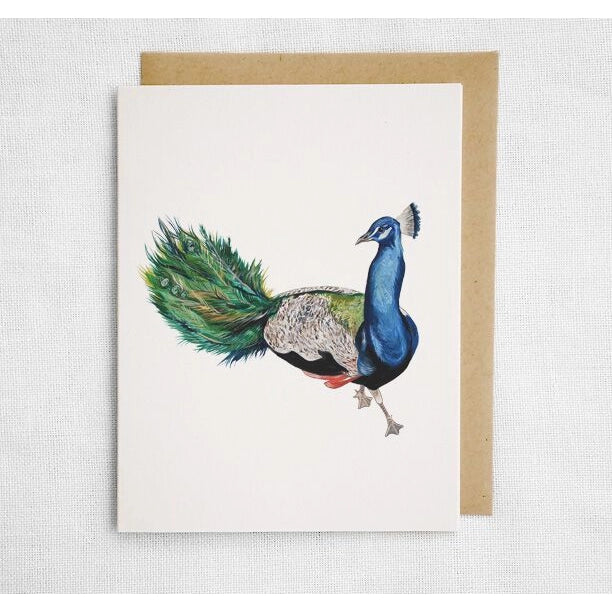 Peacock Card