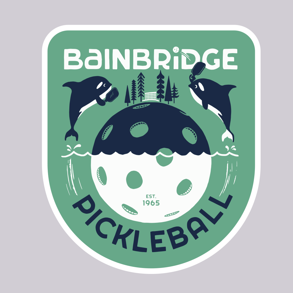 Bainbridge Island Orca Pickleball Patch