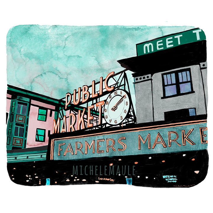 Pike Place Market Print