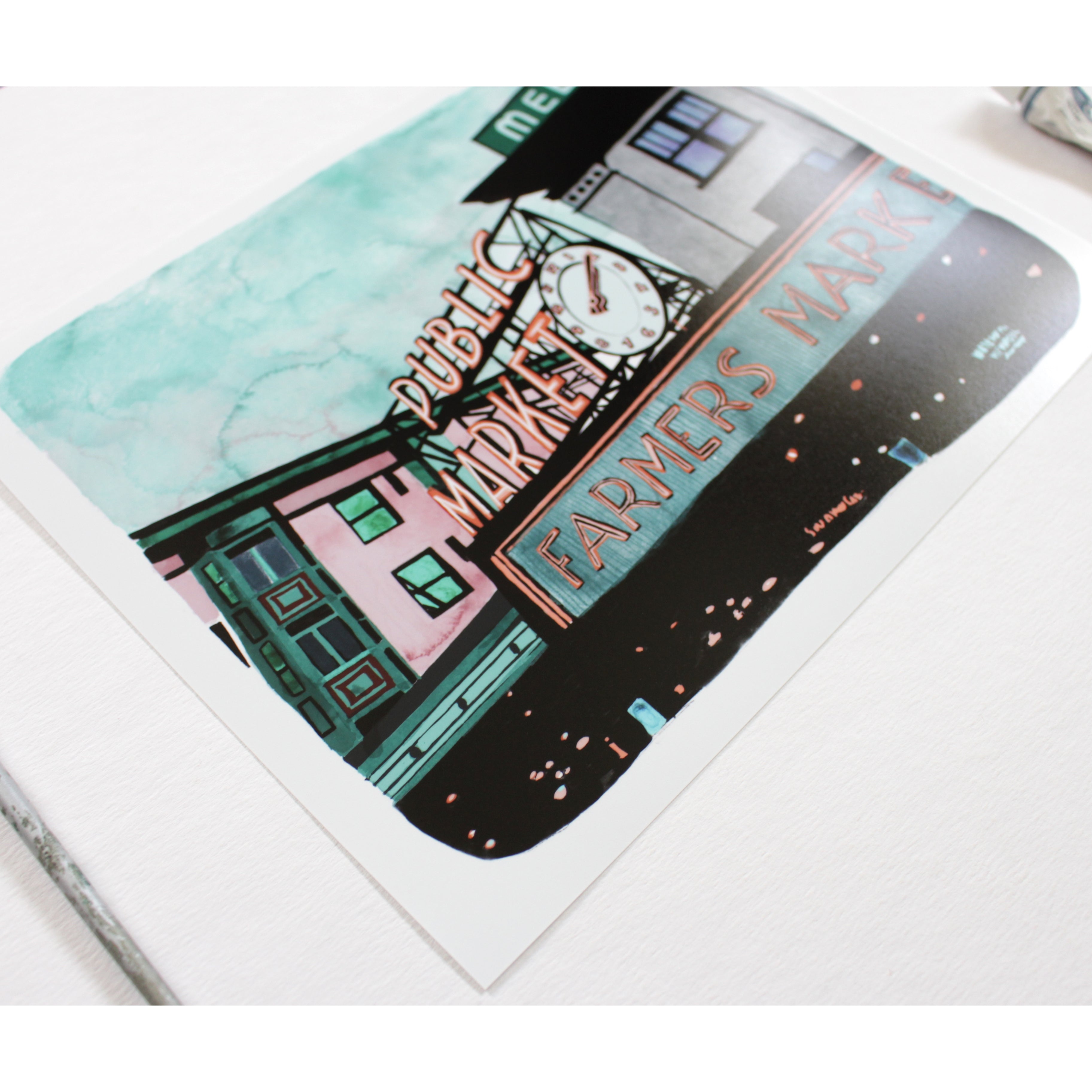 Pike Place Market Print