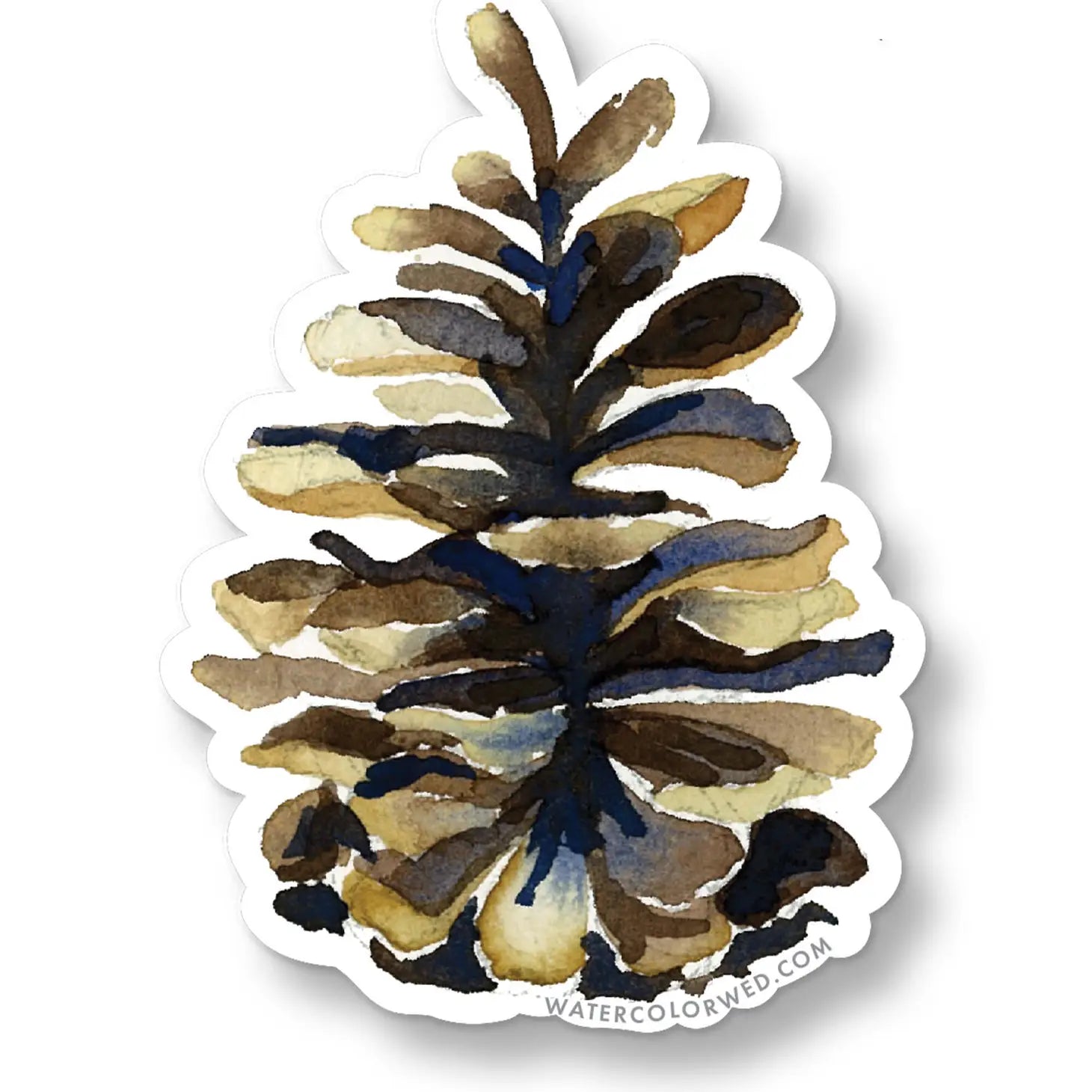 Pinecone Sticker