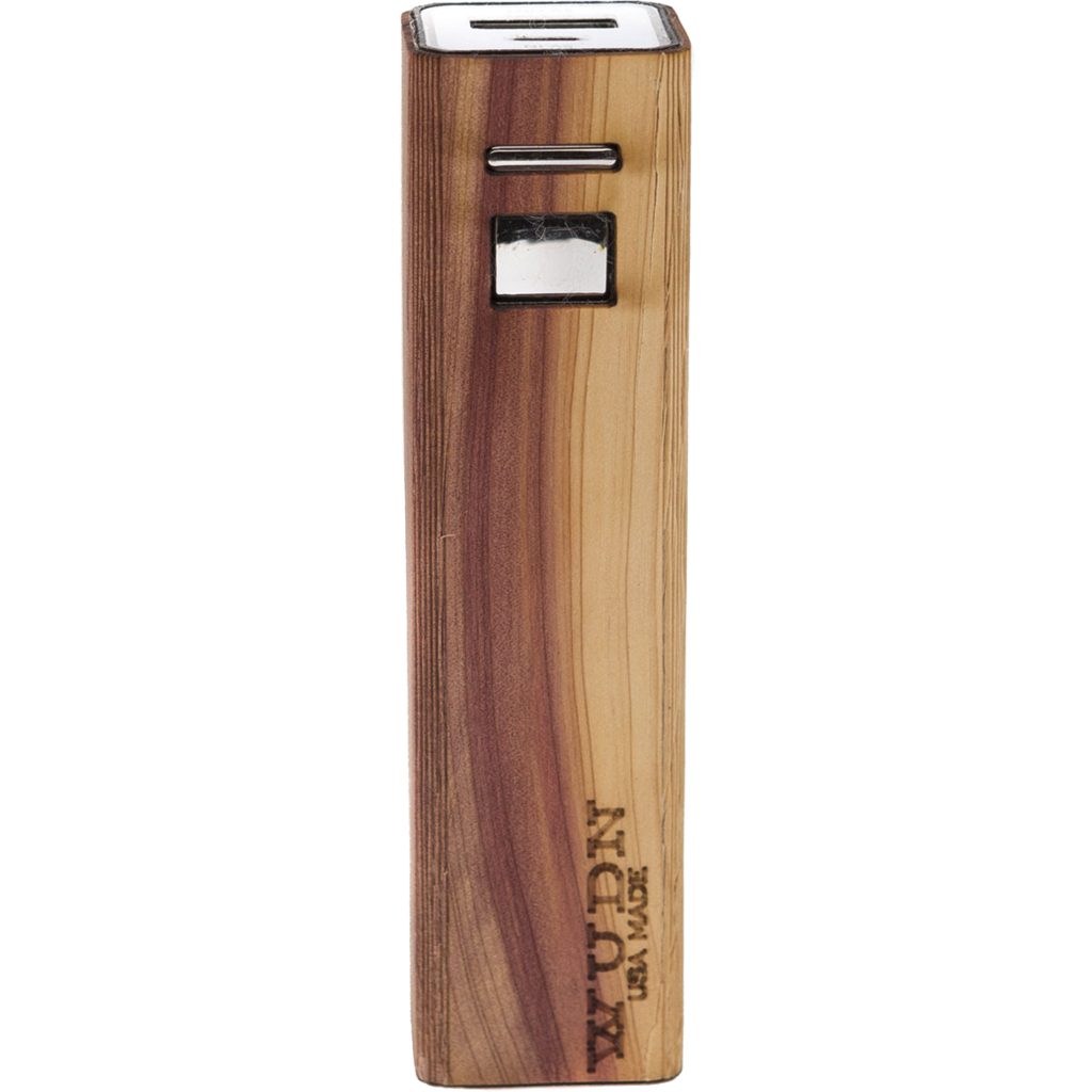 Pocket-sized Wood Power Bank