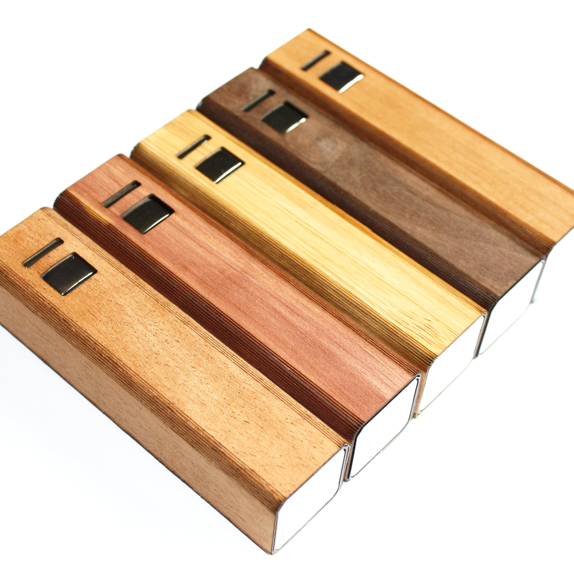 Pocket-sized Wood Power Bank