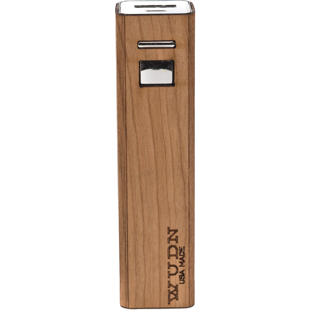 Pocket-sized Wood Power Bank