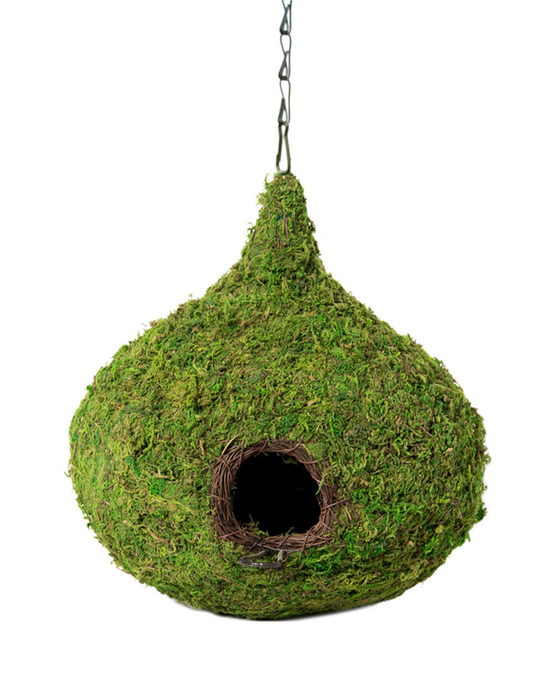 Raindrop Woven Birdhouse, Fresh Green