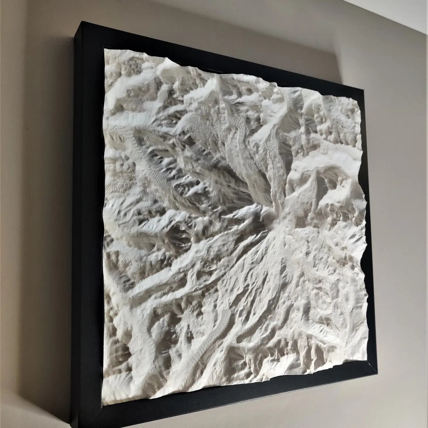 Mount Rainier | 3D Topographical Wall Art