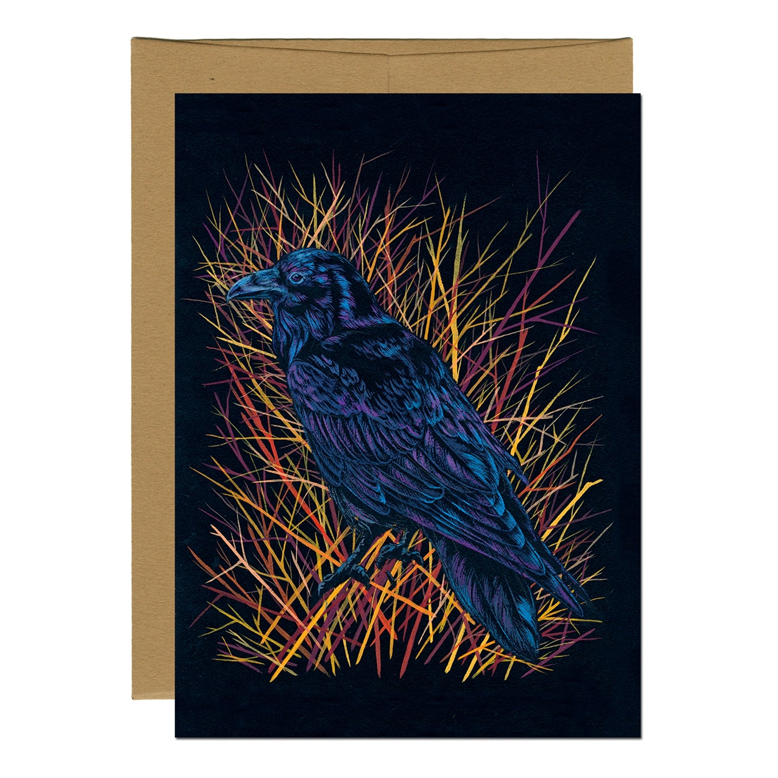 Raven Greeting Card