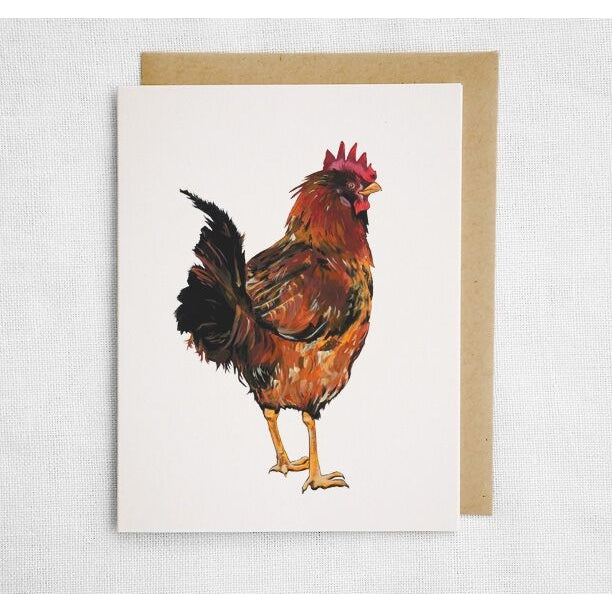 Red Rooster Card