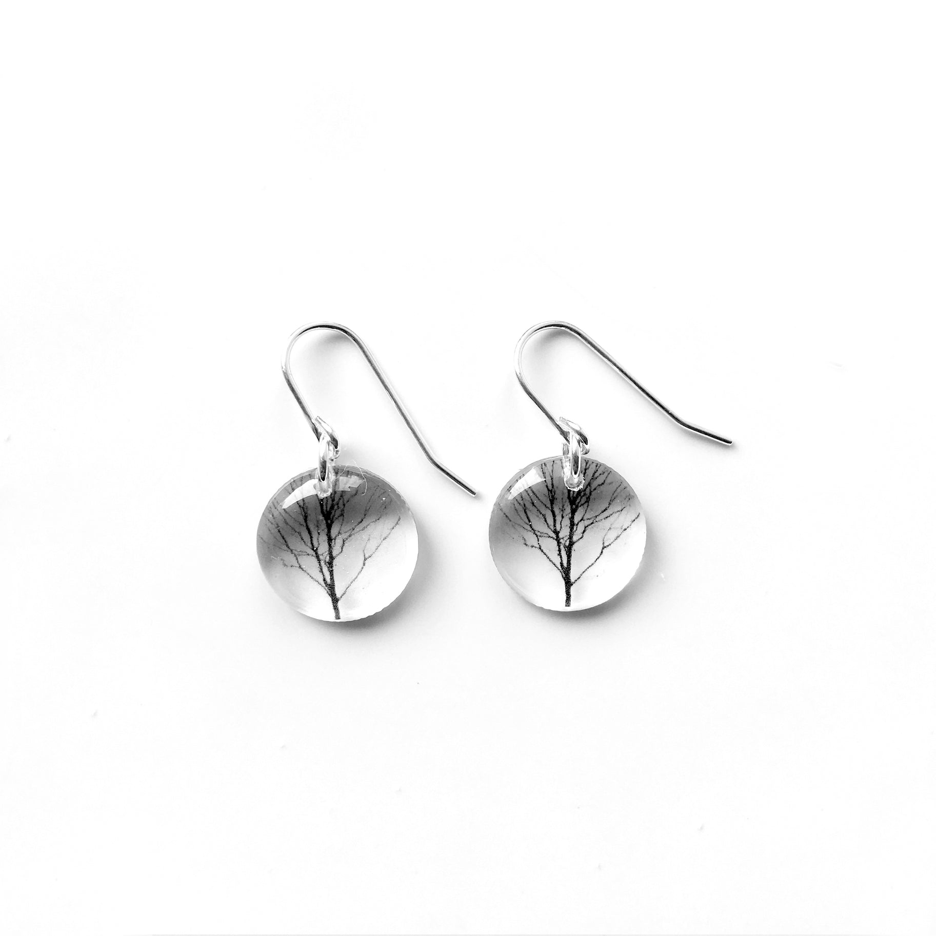 Round Tree Earrings