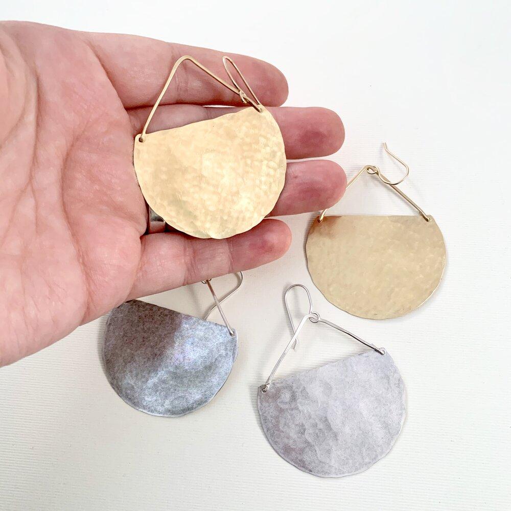 Rounded Edge Earrings