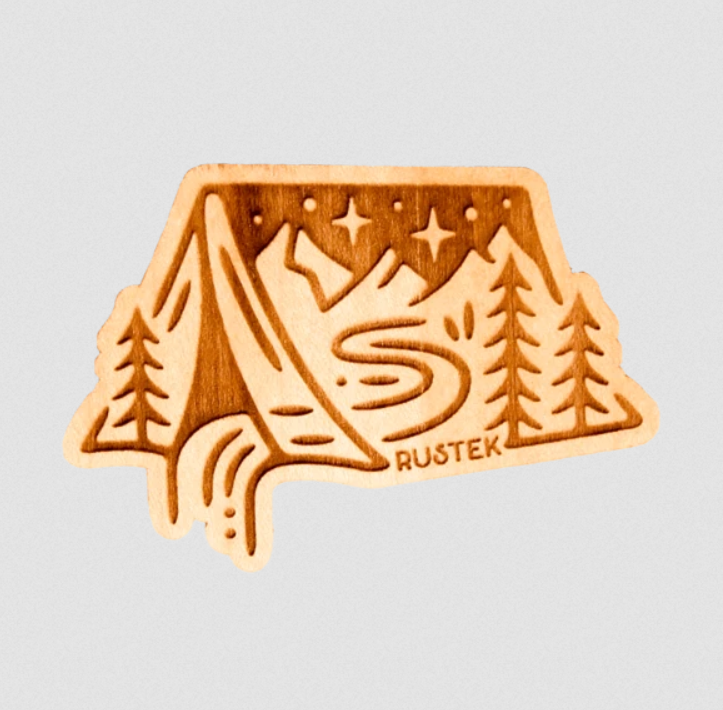 Rustek Collective Wood Stickers