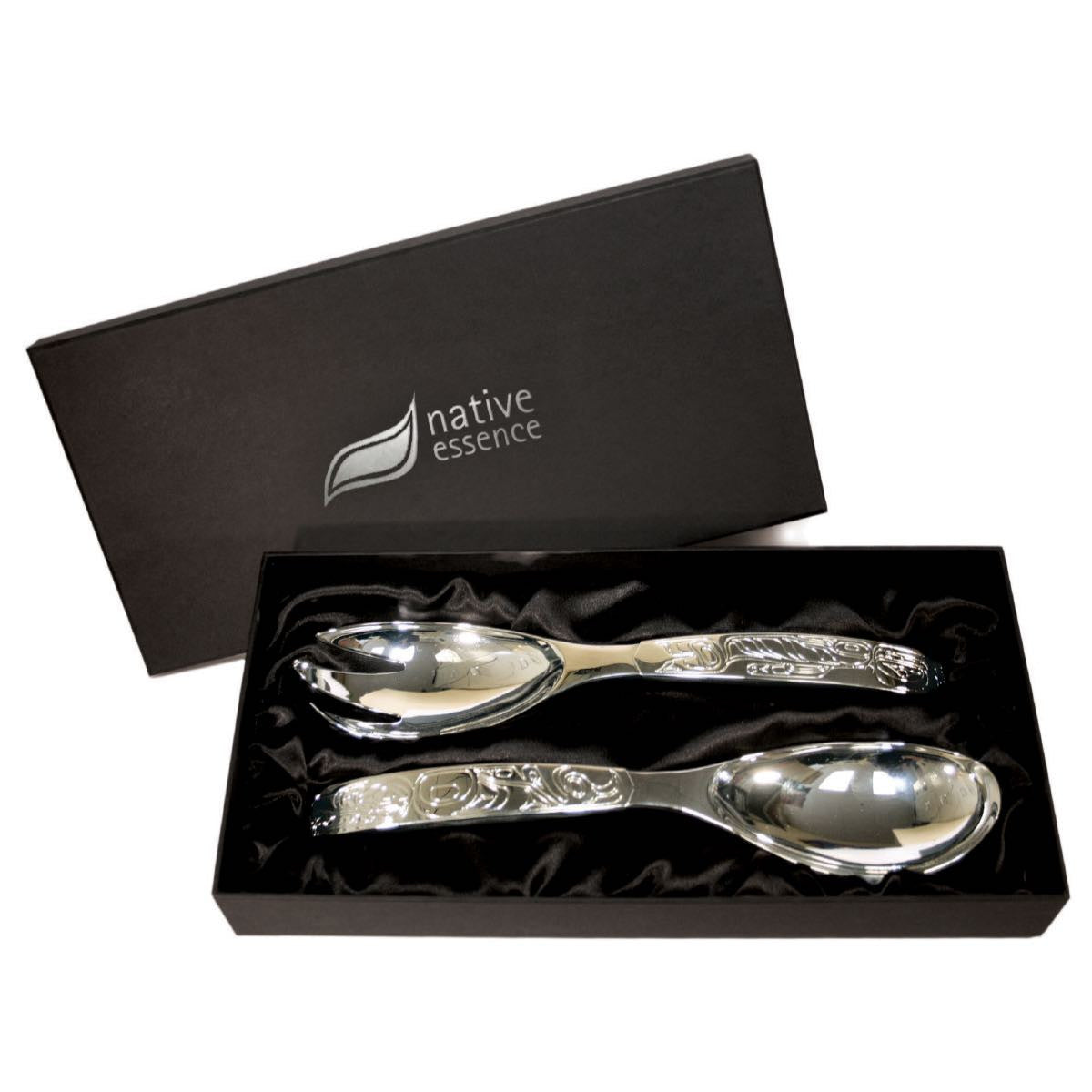 "Eagle Whale" Silver Plated Set