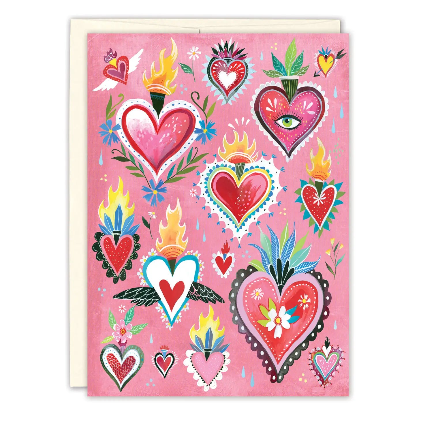 Sacred Hearts Valentine's Day Card