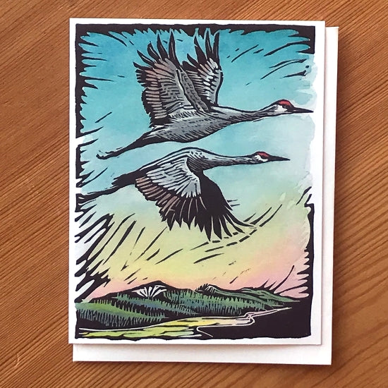 Sandhill Cranes Card