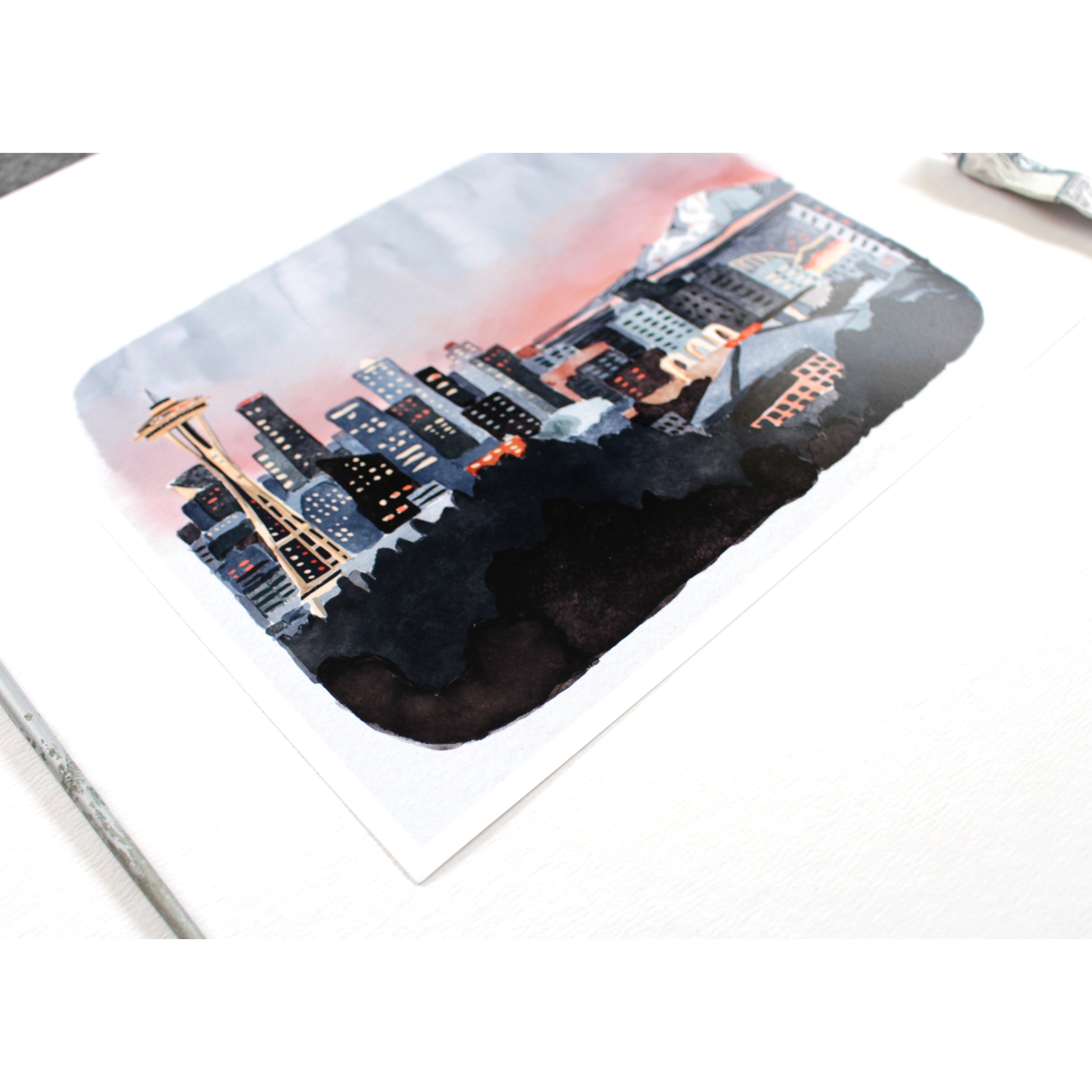 Seattle Skyline Print