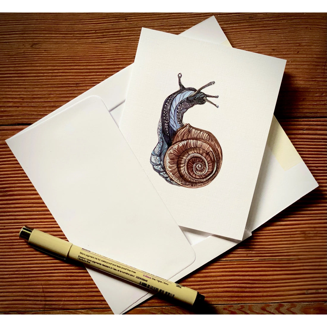 Snail Folding Card