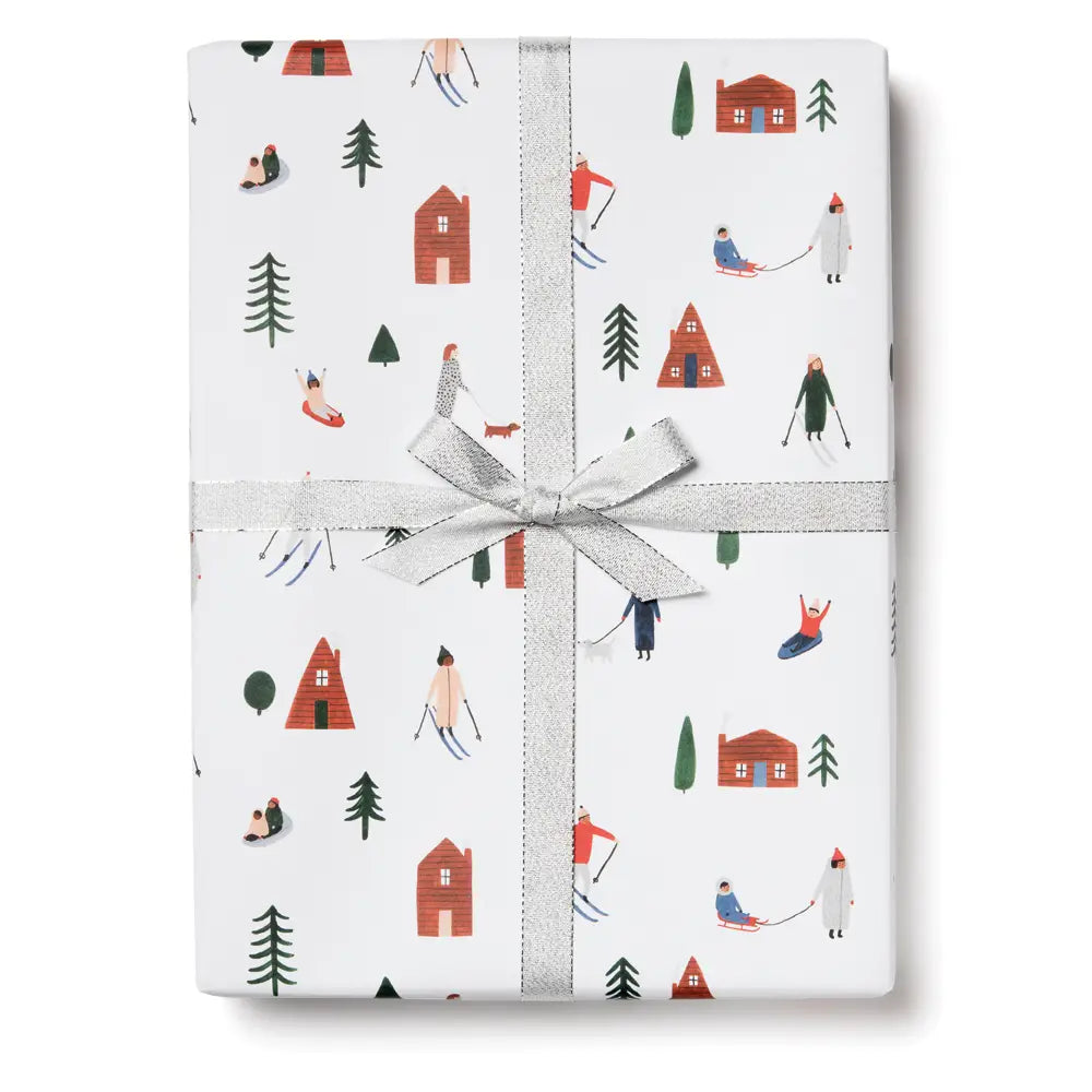 Snow Day Holiday Wrapping Paper