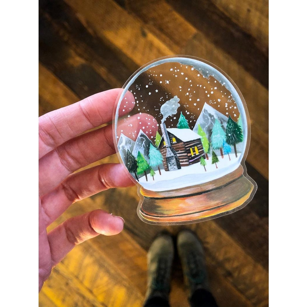 Snow Globe Sticker