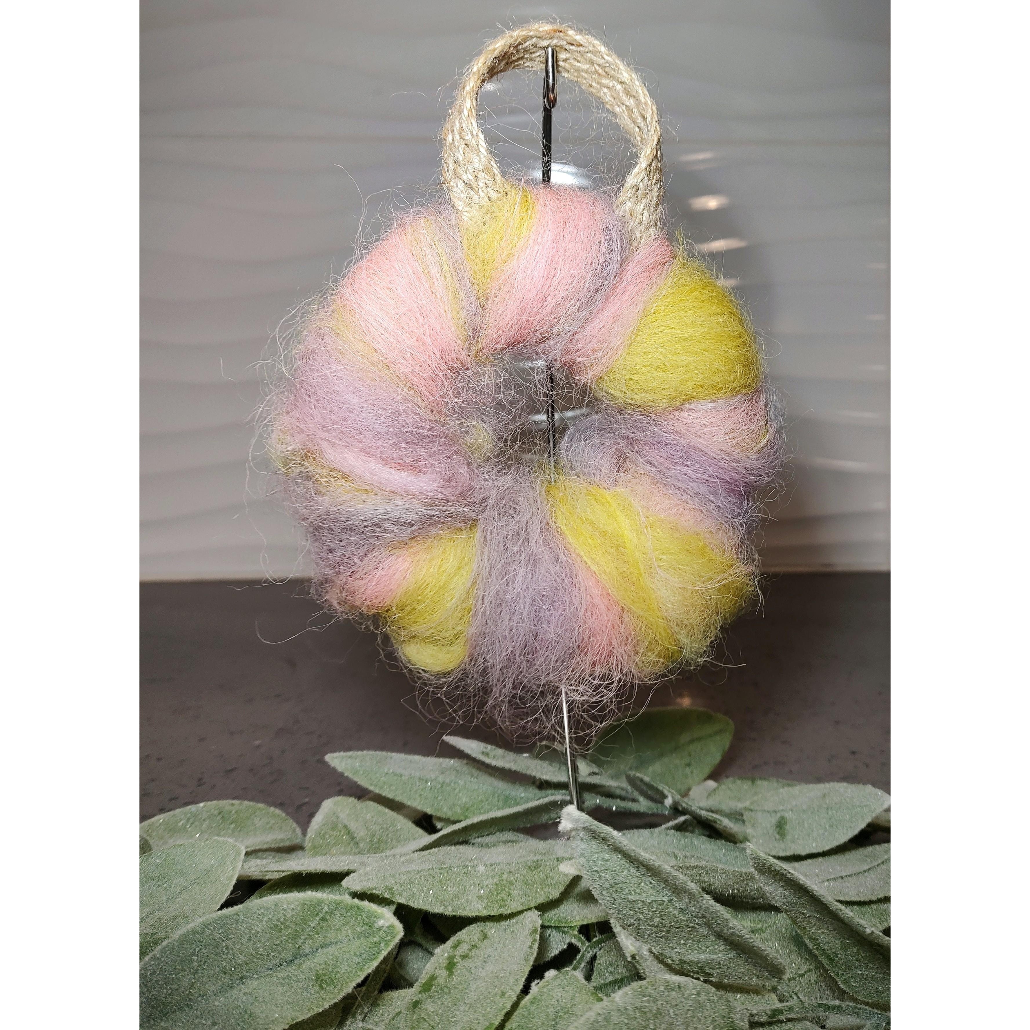 Alpaca Fiber Bird Nesting Mini-Wreath