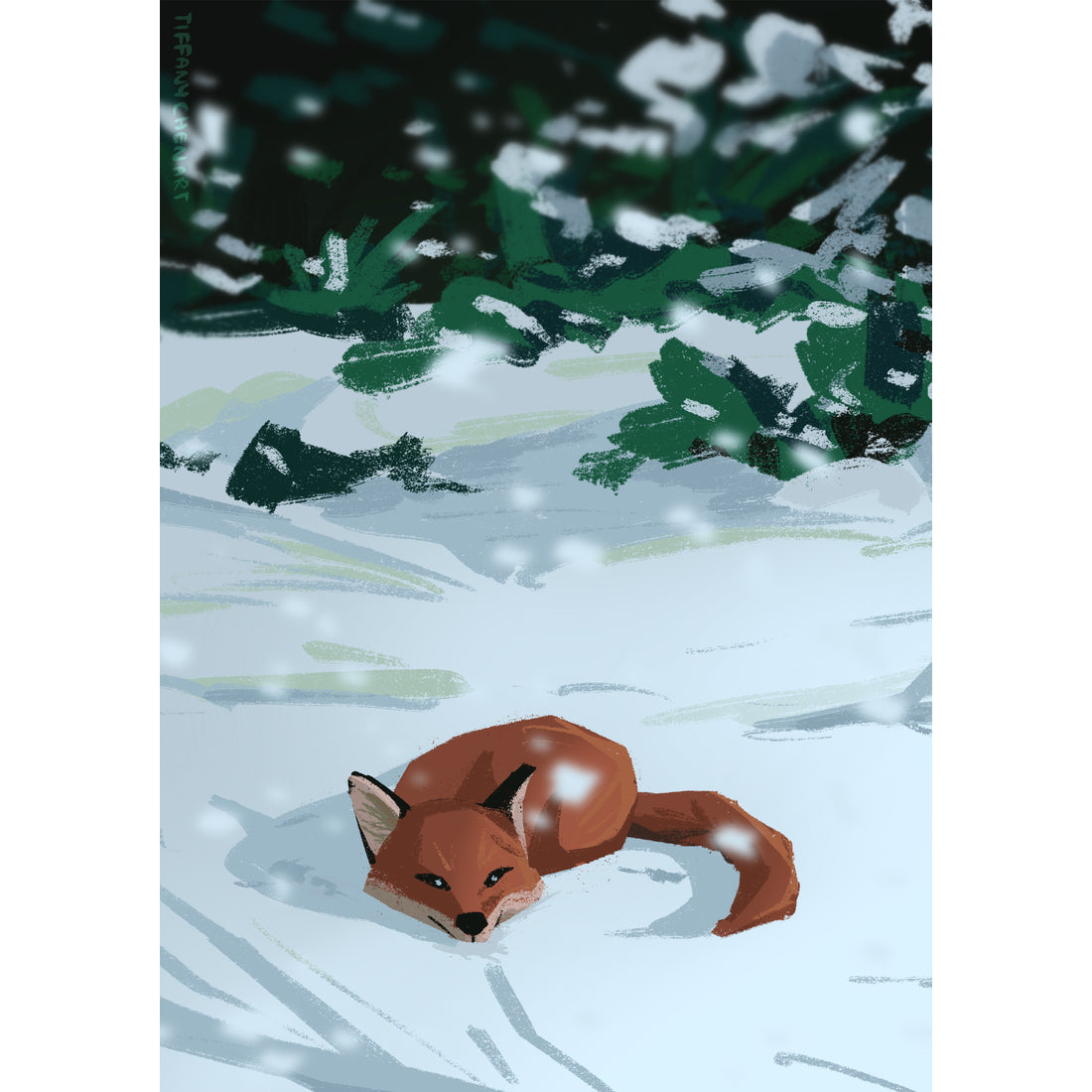 The Fox in the Snow