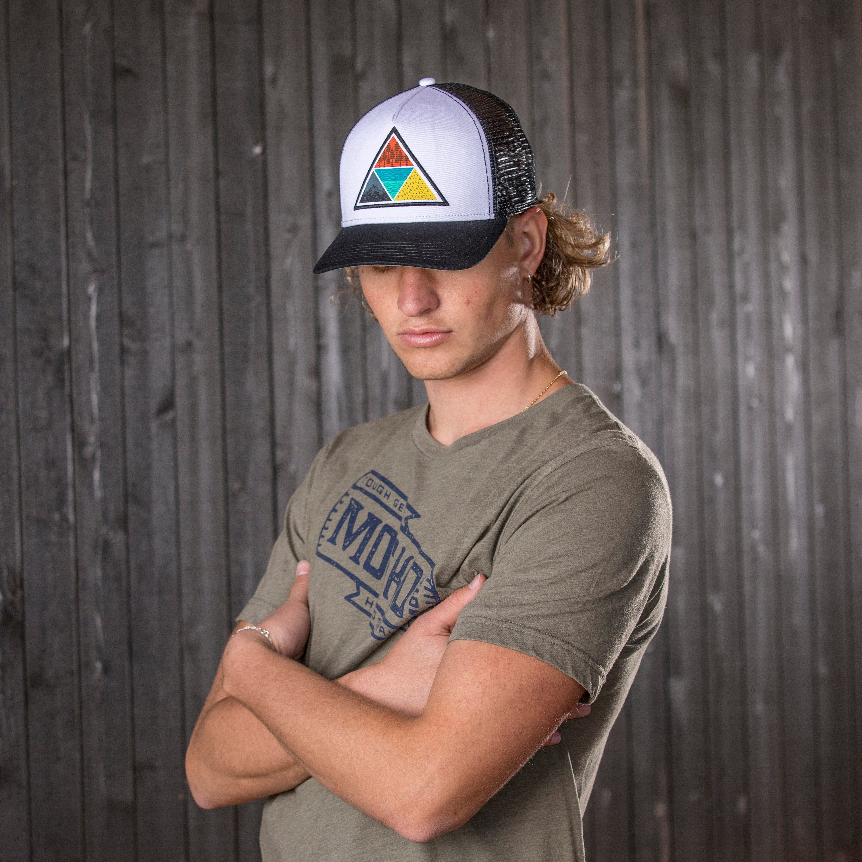 Vortex Trucker Hat  BLACK