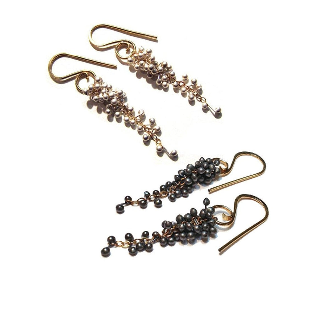 Wisteria Caviar Earrings