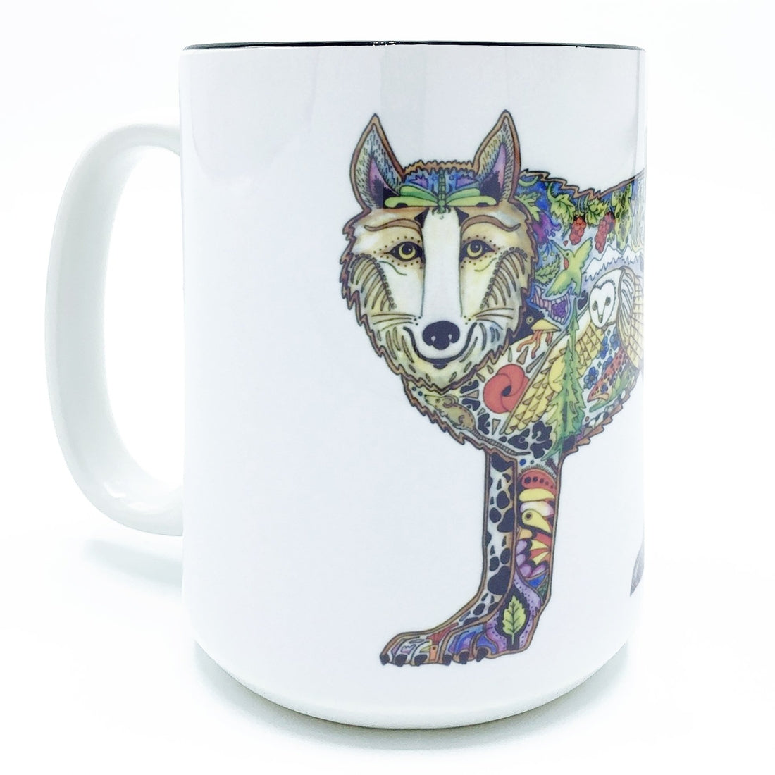 Wolf Standing 15 oz Mug