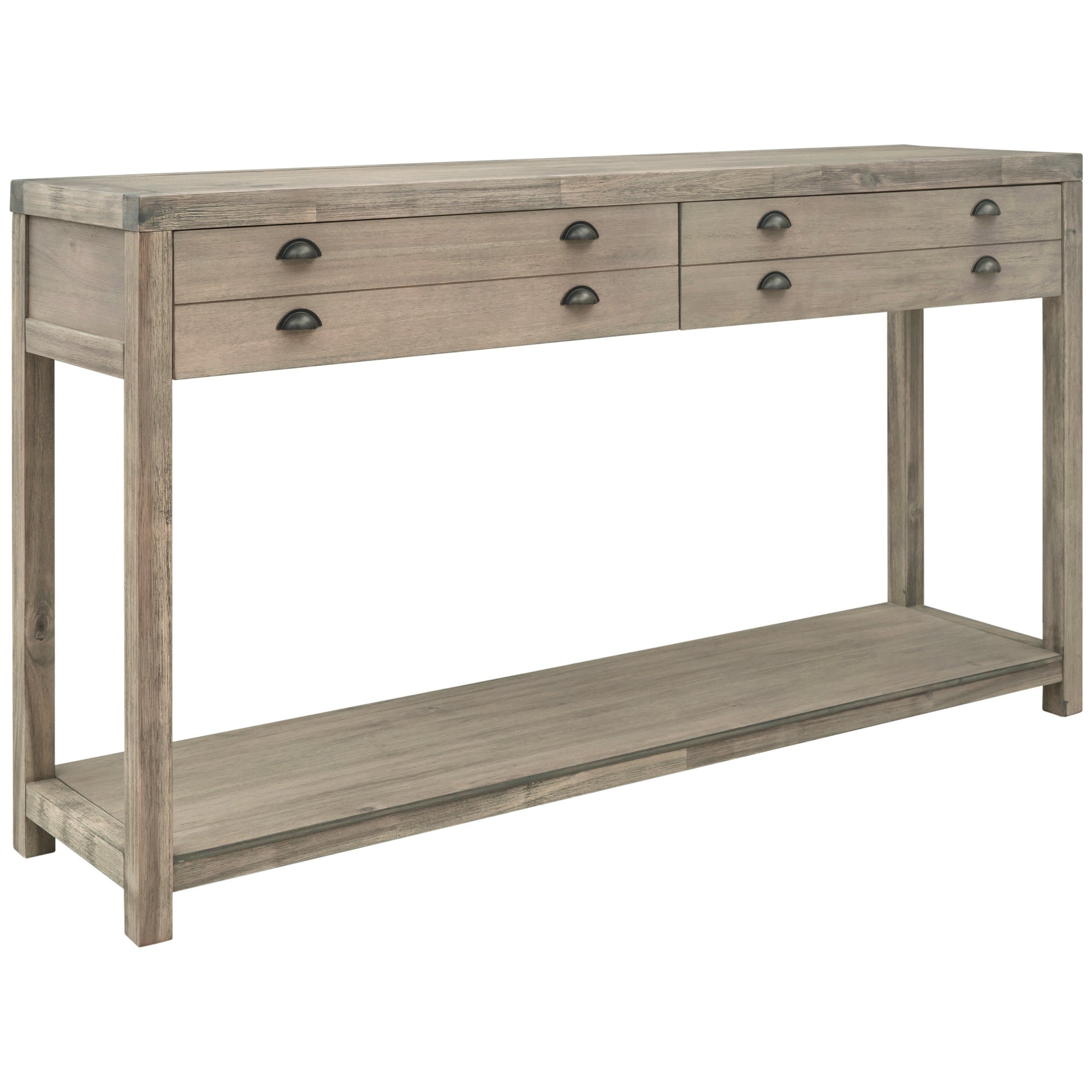 Wooden Console Table (Gray)