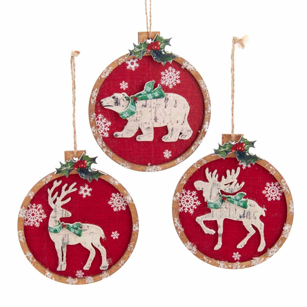 Woodland Cut Ornaments