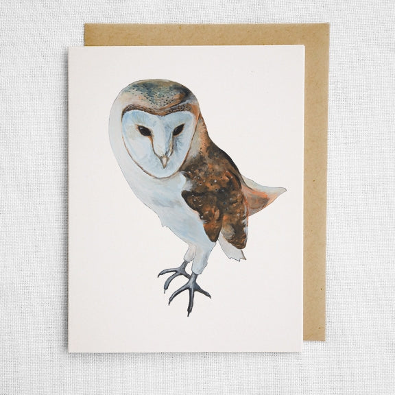 Barn Owl Card