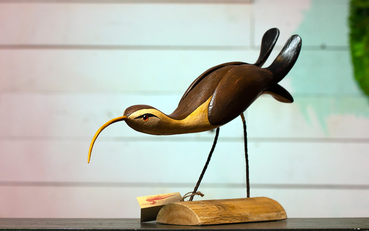 Curlew Hand Carved Decoy