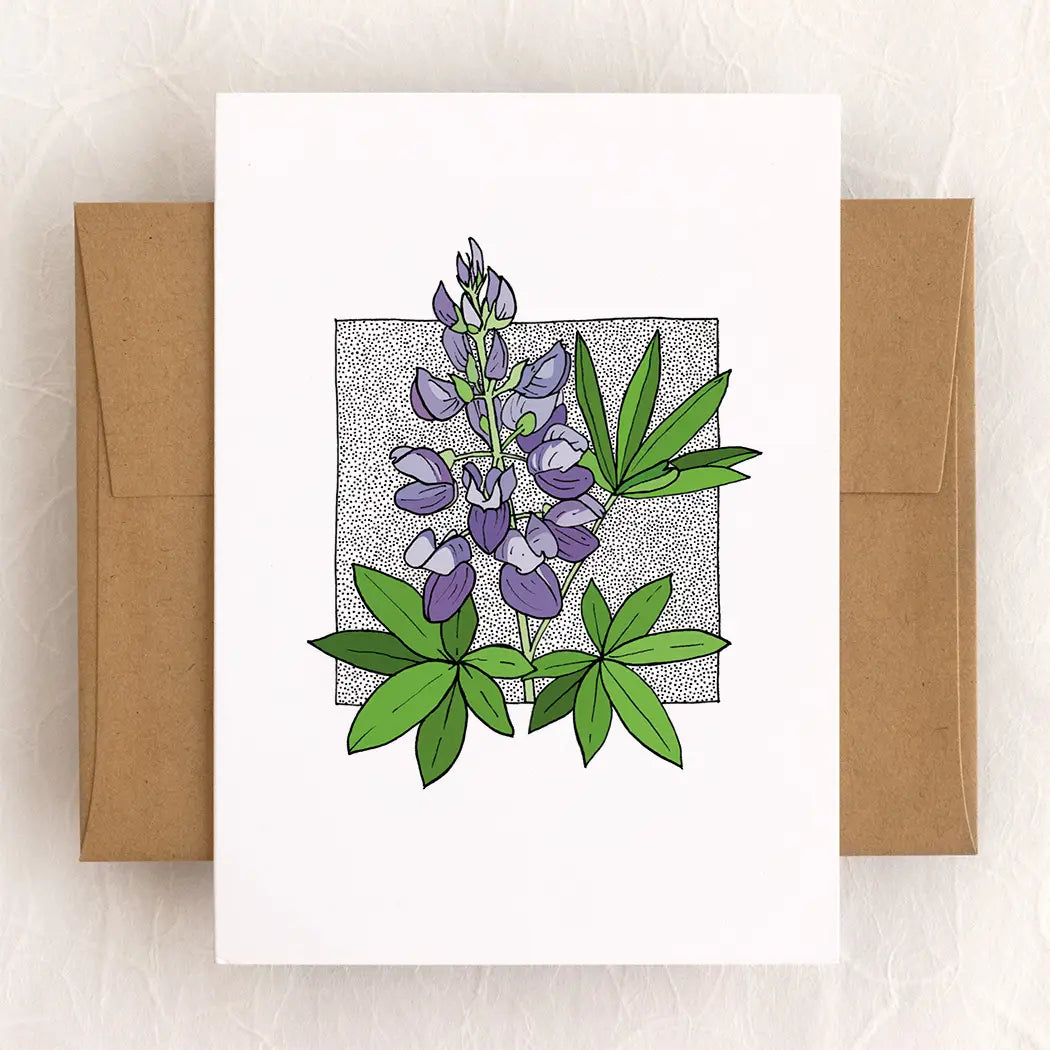 Broadleaf Lupine - Card