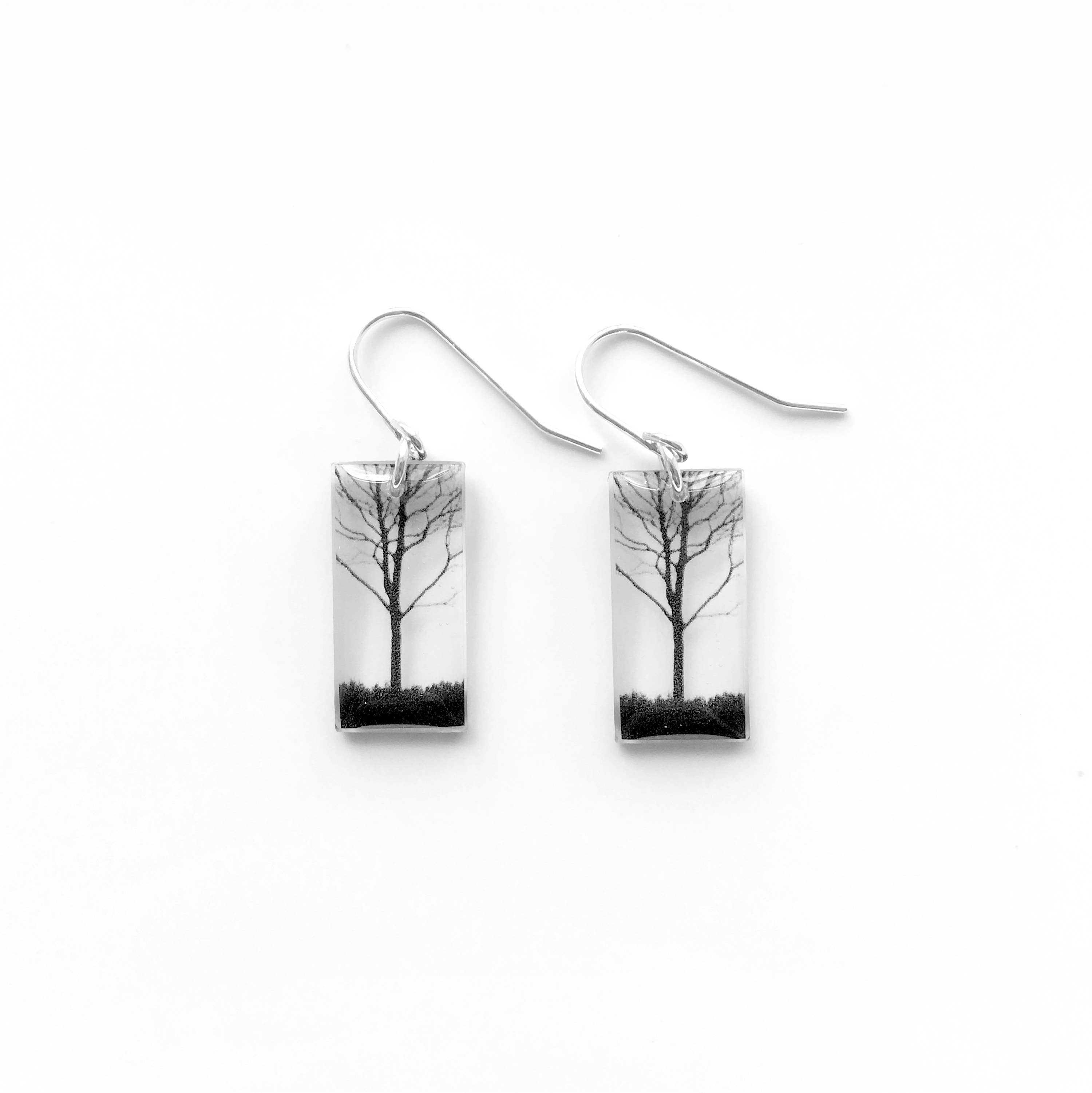 Small City Tree Earrings