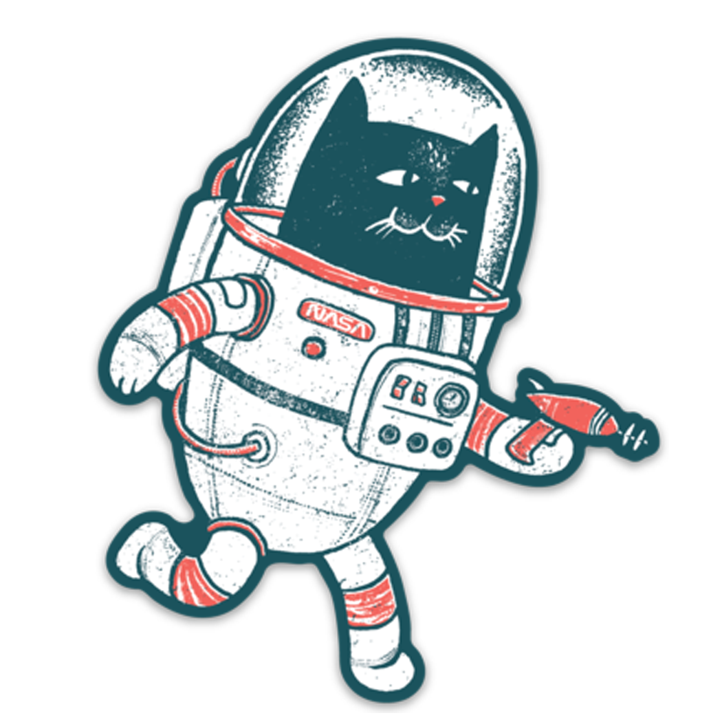 Space Cat Sticker