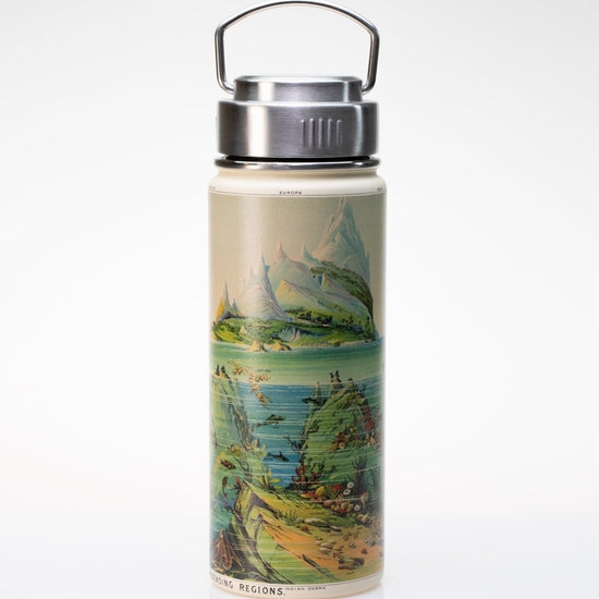 Descending Regions Stainless Steel Vacuum Flask