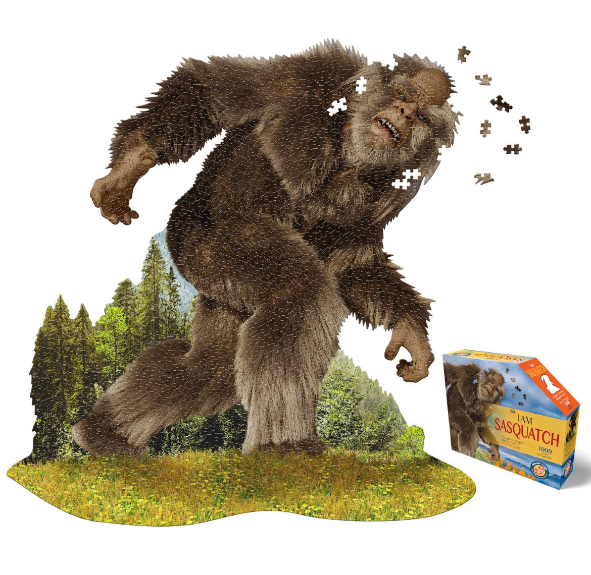 I Am Sasquatch 1000 Piece Puzzle by Madd Capp