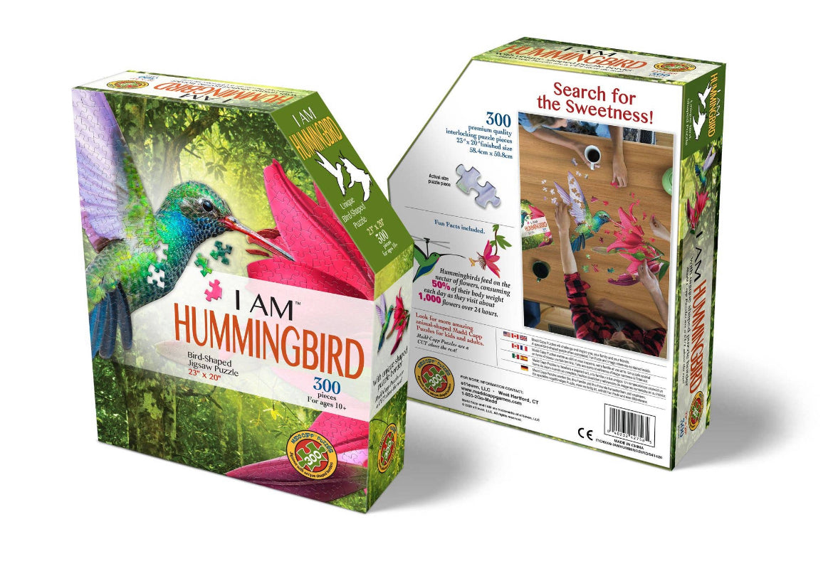 I AM HUMMINGBIRD Piece Puzzle by Madd Capp