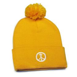 Seattle Peace Needle Beanie | Mustard