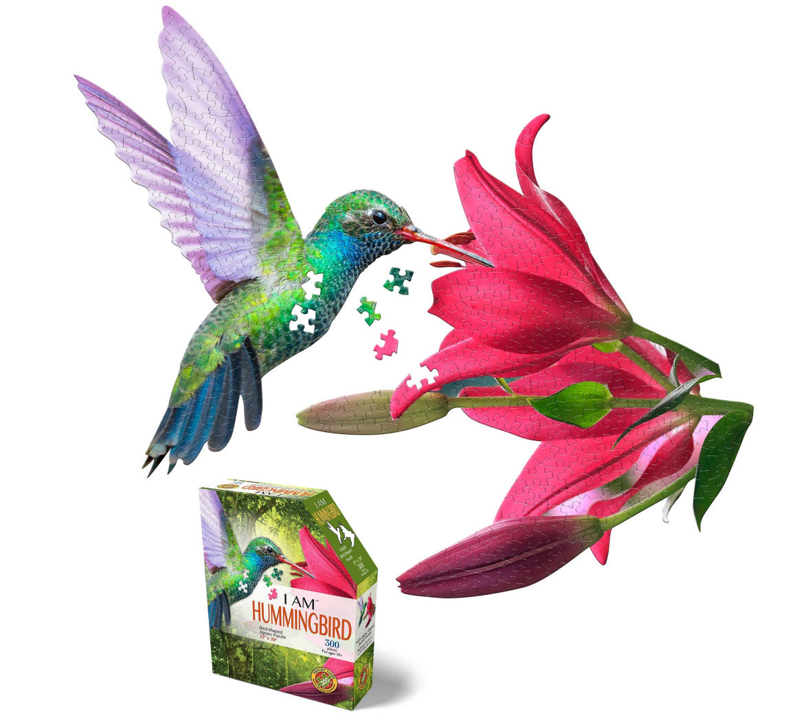 I AM HUMMINGBIRD Piece Puzzle by Madd Capp