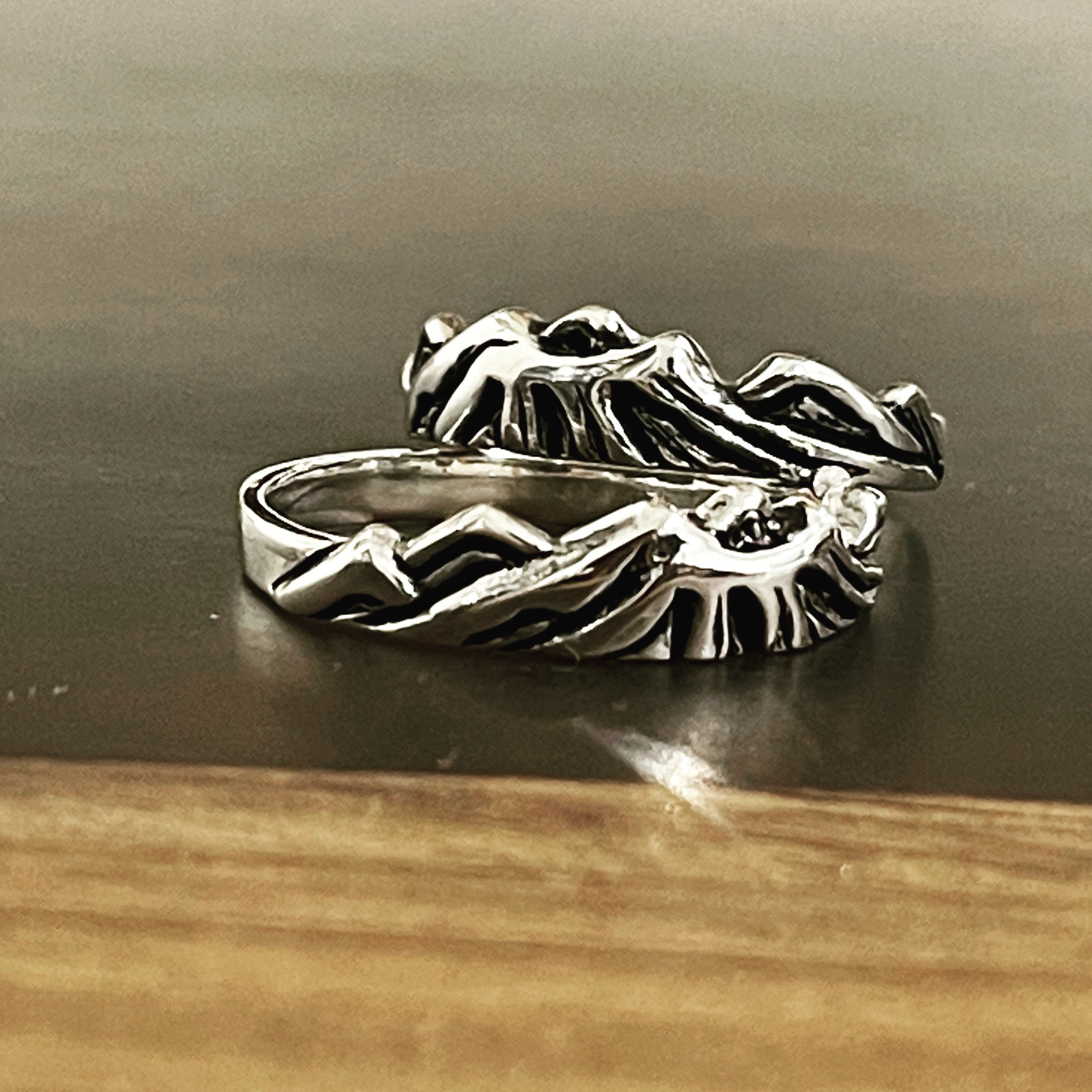 Mt. Rainier Ring - Sterling Silver