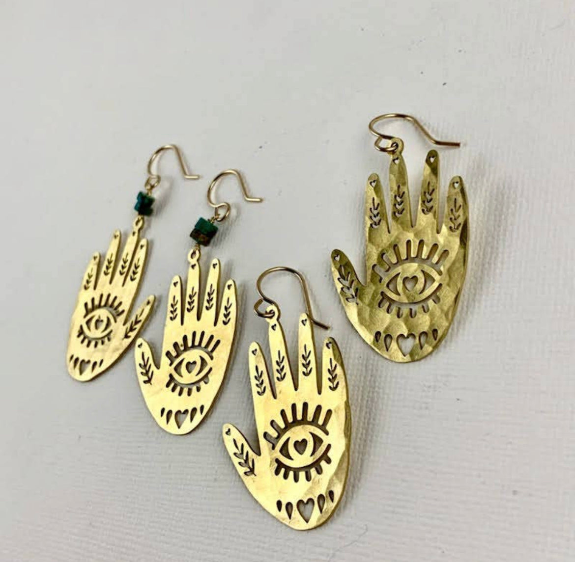 Hamsa Earrings