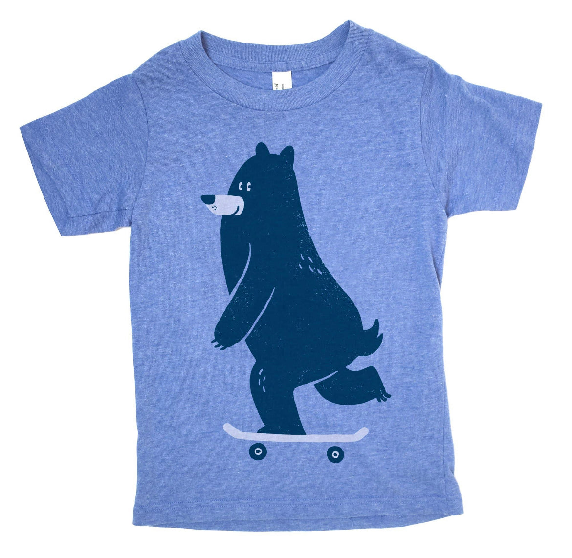 Skateboarding Bear Kid's Shirt