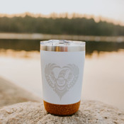 Cork Base Travel Mugs | Healing from Within White