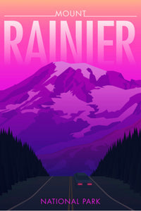 Mount Rainier National Park, Washington - Dusk