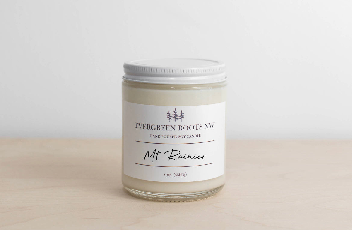 Mt Rainier Soy Candle