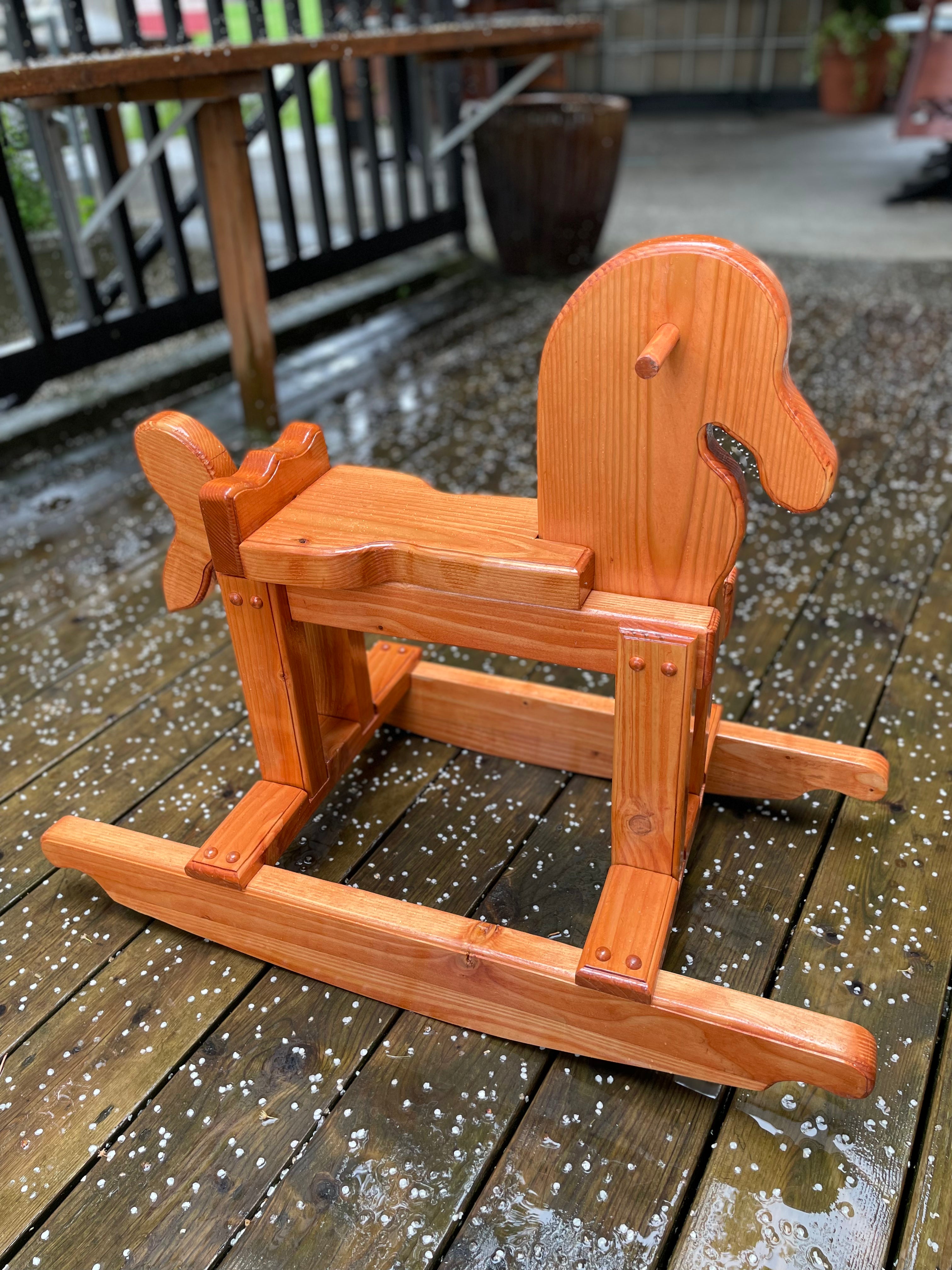 Wooden Rockin Horse